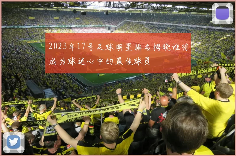 2023年17号足球明星排名揭晓谁将成为球迷心中的最佳球员