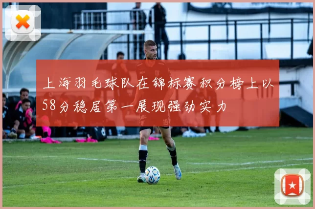 上海羽毛球队在锦标赛积分榜上以58分稳居第一展现强劲实力