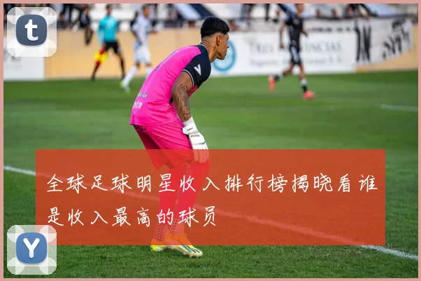 全球足球明星收入排行榜揭晓看谁是收入最高的球员
